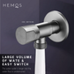 HEMOS STEEL ANGLE VALVE HM-9103-MS,MG/HM-9105-MS,MB,MG TWO WAY ANGLE VALVE HM-9102-MS