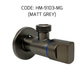 HEMOS STEEL ANGLE VALVE HM-9103-MS,MG/HM-9105-MS,MB,MG TWO WAY ANGLE VALVE HM-9102-MS