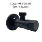 HEMOS STEEL ANGLE VALVE HM-9103-MS,MG/HM-9105-MS,MB,MG TWO WAY ANGLE VALVE HM-9102-MS