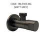 HEMOS STEEL ANGLE VALVE HM-9103-MS,MG/HM-9105-MS,MB,MG TWO WAY ANGLE VALVE HM-9102-MS