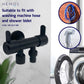 HEMOS BATHROOM FAUCET SUS304 TWO WAY TAP ANGLE VALVE WALL BIB TAP MATT BLACK KEPALA PAIP 34SERIES