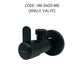 HEMOS BATHROOM FAUCET SUS304 TWO WAY TAP ANGLE VALVE WALL BIB TAP MATT BLACK KEPALA PAIP 34SERIES