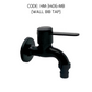 HEMOS BATHROOM FAUCET SUS304 TWO WAY TAP ANGLE VALVE WALL BIB TAP MATT BLACK KEPALA PAIP 34SERIES