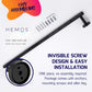 HEMOS 600MM BATHROOM FITTING SUS 304 SINGLE TOWEL BAR HM-83801 (MATT BLACK, GOLD, SILVER)