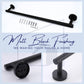 HEMOS 600MM BATHROOM FITTING SUS 304 SINGLE TOWEL BAR HM-83801 (MATT BLACK, GOLD, SILVER)