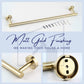 HEMOS 600MM BATHROOM FITTING SUS 304 SINGLE TOWEL BAR HM-83801 (MATT BLACK, GOLD, SILVER)