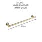 HEMOS 600MM BATHROOM FITTING SUS 304 SINGLE TOWEL BAR HM-83801 (MATT BLACK, GOLD, SILVER)
