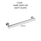 HEMOS 600MM BATHROOM FITTING SUS 304 SINGLE TOWEL BAR HM-83801 (MATT BLACK, GOLD, SILVER)