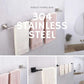 HEMOS BATHROOM FITTING SUS 304 HIGH QUANLITY SINGLE TOWEL BAR TUALA HM-82801 (MATT BLACK,SILVER)
