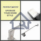 HEMOS BATHROOM FITTING SUS 304 HIGH QUANLITY SINGLE TOWEL BAR TUALA HM-82801 (MATT BLACK,SILVER)