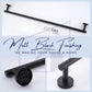 HEMOS 750MM BATHROOM FITTING SUS 304 SINGLE TOWEL BAR TUALA HM-83811 (MATT BLACK, GOLD, SILVER)