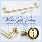 HEMOS 750MM BATHROOM FITTING SUS 304 SINGLE TOWEL BAR TUALA HM-83811 (MATT BLACK, GOLD, SILVER)
