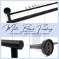 HEMOS 600/750MM BATHROOM FITTING SUS 304 DOUBLE TOWEL BAR HM-83802,83812 (MATT BLACK,GOLD,SILVER)