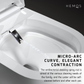 HEMOS BATHROOM SMART TOILET INTELLIGENT WATER CLOSET AUTOMATIC MULTI-FUNCTIONAL HM-783-250-W