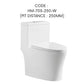 HEMOS BATHROOM WHITE CERAMIC ONE PIECE TOILET BOWL POWERFUL&QUIET DUAL FLUSH TOILET JAMBAN BILIK AIR