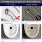 HEMOS BATHROOM CERAMIC WASHDOWN ONE PIECE TOILET BOWL FOR SQUAT & SIT ONE PRESS FLUSH HM-708-250-W