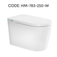 HEMOS BATHROOM SMART TOILET INTELLIGENT WATER CLOSET AUTOMATIC MULTI-FUNCTIONAL HM-783-250-W