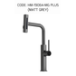 HEMOS KITCHEN FAUCET SUS 304 PULL OUT MIXER PILLAR SINK TAP GREY KEPALA PAIP DAPUR HM-19064,19089-MG