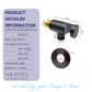 HEMOS PARTS BRASS HAND SHOWER HOLDER ONLY HM-0227