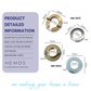 HEMOS PARTS BRASS PILLAR TAP & PILLAR MIXER TAP BRACKET HM-0034,0073