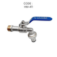 HEMOS 1/2'' STEEL HANDLE UNION OUTDOOR WASHING MACHINE BIBCOCK HM-411