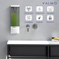 VALMO 250/300ML HAND PRESS WALL MOUNT SOAP DISPENSER