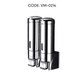 VALMO 250/300ML HAND PRESS WALL MOUNT SOAP DISPENSER