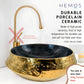 HEMOS BATHROOM CERAMIC WASH BASIN TABLE TOP ART BASIN VESSEL SINK PORCELAIN HM-642,650,652