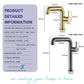 HEMOS BATHROOM BRASS 360° ROTATE MIXER HOT COLD PILLAR BASIN TAP KEPALA PAIR AIR HMX-19077,19078