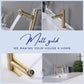 HEMOS BATHROOM FAUCET STAINLESS STEEL SUS 304 PILLAR BASIN TAP HM-3223 (SILVER, GUNMETALGRAY, GOLD)