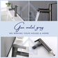 HEMOS BATHROOM FAUCET STAINLESS STEEL SUS 304 PILLAR BASIN TAP HM-3223 (SILVER, GUNMETALGRAY, GOLD)
