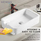 HEMOS BATHROOM CERAMIC WASH BASIN TABLE TOP ART BASIN VESSEL SINK PORCELAIN HM-640,647,648,649-W