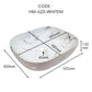 HEMOS BATHROOM CERAMIC WASH BASIN COUNTERTOP UNIQUE PRINTING MARBLE ROUND VESSEL PORCELAIN HM-623