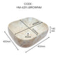 HEMOS BATHROOM CERAMIC WASH BASIN COUNTERTOP UNIQUE PRINTING MARBLE ROUND VESSEL PORCELAIN HM-623