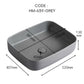 HEMOS BATHROOM CERAMIC WASH BASIN COUNTERTOP UNIQUE PRINTING MARBLE ROUND VESSEL PORCELAIN HM-623