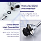 HEMOS BATHROOM AUTOMATIC SENSOR URINAL TOILET UNIRAL FLUSH VALVE  BRASS WALL MOUNTED HM-19060-C