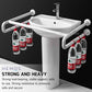 HEMOS BATHROOM STAINLESS STEEL NYLON WALL MOUNTED GRAB BAR FOR URINAL BOWL & BASIN PEMEGANG TANDAS