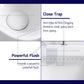 HEMOS BATHROOM WHITE CERAMIC WALL HUNG URINAL FOR MEN & SQUATTING PAN WITH FOOTREST HM-761,771,772-W