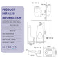 HEMOS BATHROOM WHITE CERAMIC WALL HUNG URINAL FOR MEN & SQUATTING PAN WITH FOOTREST HM-761,771,772-W