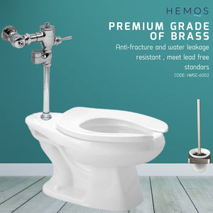 HEMOS BATHROOM BRASS MANUAL PUSH BUTTON WATER CLOSET FLUSHOMETER URINAL VALVE HMSC-6002,6021,6022