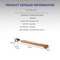 HEMOS 600MM WOOD SWING GRAB BAR HANDICAPPED SAFETY GRIP HAND BAR HANDLE PEMEGANG TANDAS HM-88047-WD