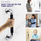 HEMOS BATHROOM SUS 304 SAFETY BAR HANDRAIL GRIP GRAB BAR WITH ANTI SLIP RUBBER PEMEGANG TANDAS
