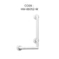 HEMOS BATHROOM SUS 304 WHITE NYLON ANTI SLIP ADJUSTABLE SAFETY GRAB BAR PEMEGANG TANDAS HM-88051-W