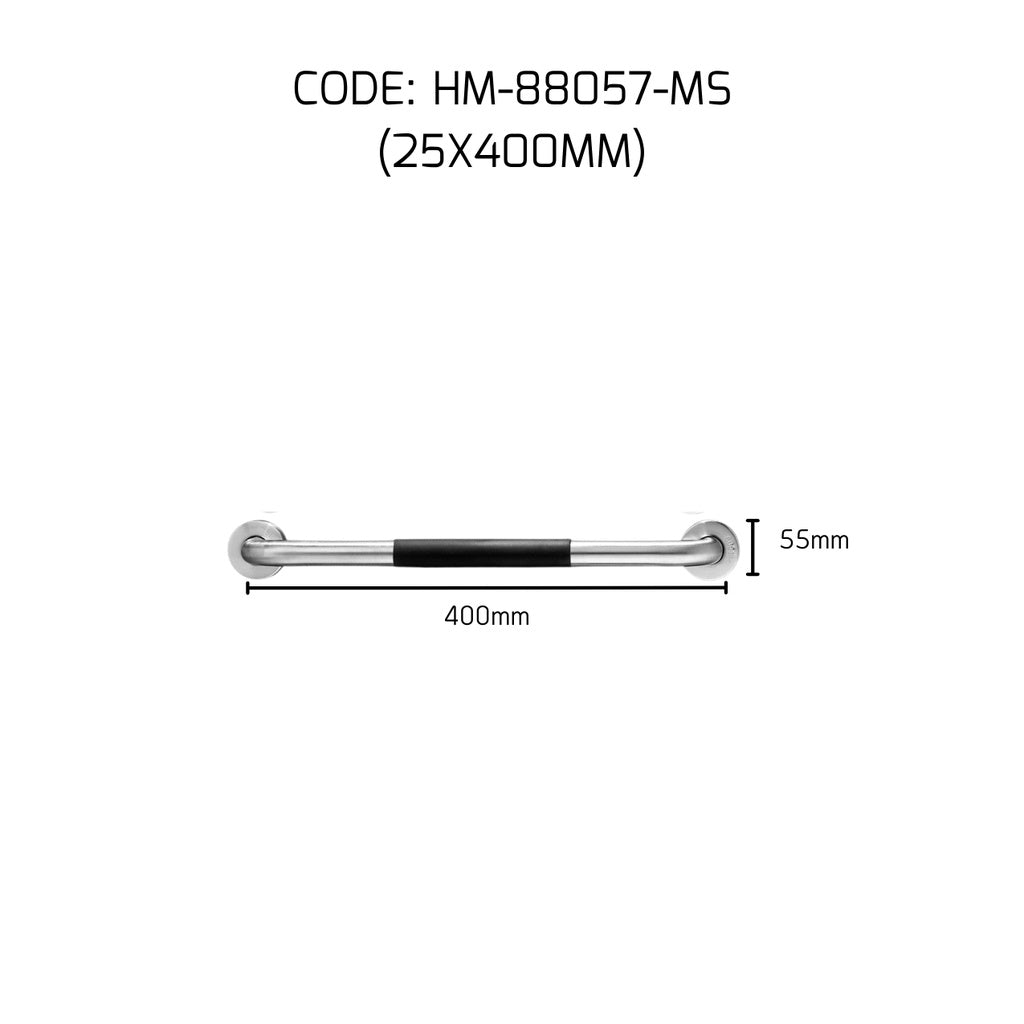 Sus Railing Bar HEMOS BATHROOM SUS 304 SAFETY BAR HANDRAIL GRIP GRAB BAR WITH ANTI SLI