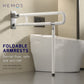 HEMOS BATHROOM STAINLESS STEEL WHITE NYLON SAFETY HANDRAIL SWING GRAB BAR PEMEGANG TANDAS HM-88016
