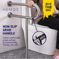 HEMOS BATHROOM SUS 304 SAFETY TOILET GRIP P SHAPE HANDLE HANDRAIL GRAB BAR PEMEGANG TANDAS HM-88018