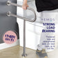 HEMOS BATHROOM SUS 304 SAFETY TOILET GRIP P SHAPE HANDLE HANDRAIL GRAB BAR PEMEGANG TANDAS HM-88018