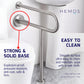 HEMOS BATHROOM SUS 304 SAFETY TOILET GRIP P SHAPE HANDLE HANDRAIL GRAB BAR PEMEGANG TANDAS HM-88018