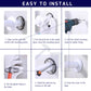 HEMOS BATHROOM SUS304 STEEL SAFETY HANDICAPED HANDBAR HANDLE GRAB BAR PEMEGANG TANDAS