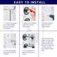 HEMOS BATHROOM SUS 304 SAFETY TOILET GRIP P SHAPE HANDLE HANDRAIL GRAB BAR PEMEGANG TANDAS HM-88018